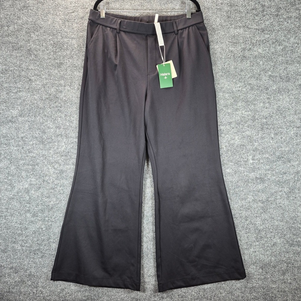 Halara Wide Leg Pants High Waisted XL Black Women